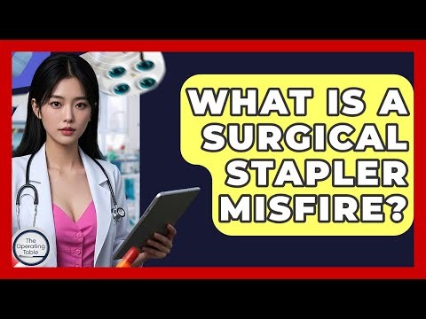 What Is A Surgical Stapler Misfire? - The Operating Table
