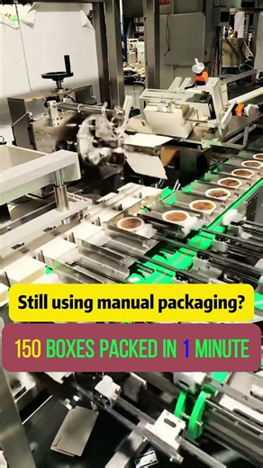 Still using manual packaging?Why not use our high-speed cartoning machine?