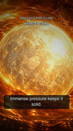Earth’s Core Is Almost as Hot as the Sun’s Surface 🌍☀️ #science #didyouknow
