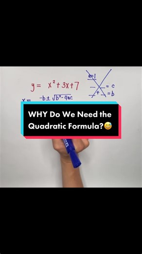Quadratic formula can be used with ALL factoring of trinomials, but is best when you cant use the C or AC method! #factoringtrinomials #factoring #quadraticformula #quadraticformulasong #quadraticform #quadraticformula? #graphingfunctions #graphingequations #trinomials #trinomial #quadratictrinomial #xintercepts #regentsweek #regentsprep #algebrastudents #algebrastudent #nycregents #algebraregents #algebraregent #algebrarefreshers #algebrareview #algebraresource #algebraresources #statexamstudyi