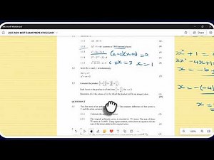 2025 MATHS PP1 QUESTION 1 NOV EXAM PREPS VID 001