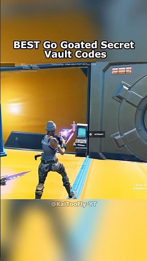 New BEST Go Goated Secret Vault Codes 🤫 #fortnite #gaming #fortniteclips