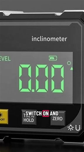 #Laser Angle Gauge #Digital Inclinometer #Angle Measuring Instrument #Magnetic Level #360 Degree Angle Ruler