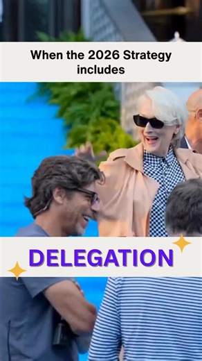 If your 2026 strategy doesn’t include delegation, Meryl would probably raise an eyebrow and say, “By all means, move at a glacial pace, you know how that thrills me.” #Delegation #ParagonProfessionalAgency [delegation in 2026, remote assistant help, VA for leaders, do less achieve more, inbox freedom, calendar control, smart leadership, work smarter not harder, virtual assistant life, new year new strategy] | Paragon Pro Agency LLC.