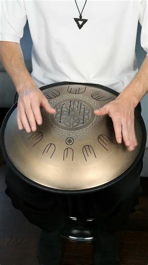 Tongue drum in details #432hz #tonguedrum
