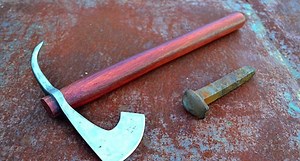 Watch a Railroad Spike Turn Into a Tomahawk Before Your Eyes
