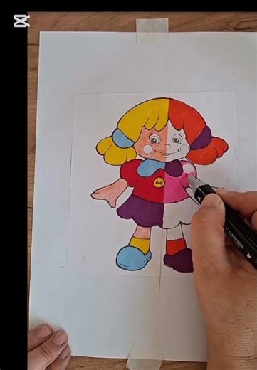 Doll #paintingwonders #wonderfold #art #wonderful