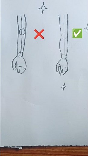 How to draw arm the right way ✨#drawing #army #sketch #tutorial#shorts