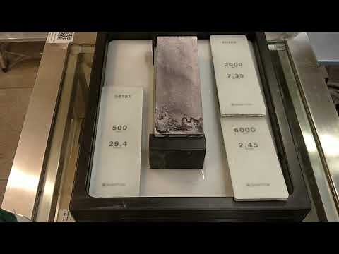 日常磨刀程序(無修剪) Shapton Glass 120, 500, 2000, 6000 + 蕩刀, Takamura SG2 240mm 筋引