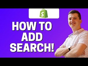 How To ADD Search Bar In Shopify