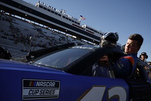 Why did NASCAR penalize the number 43 car of 60 points and 5 playoff points?