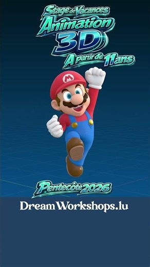 Stage Animation 3D | Pentecôte 2026 | DreamWorkshops