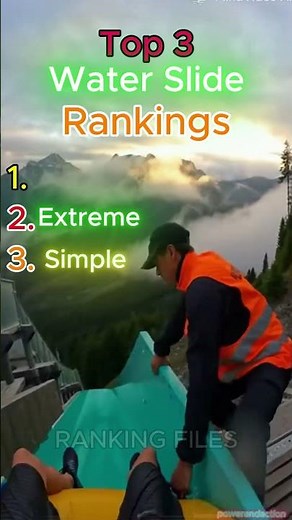 Best Water Slide Ranking😆☺️