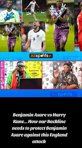 Benjamin Asare vs Harry Kane... How our Backline needs to protect Benjamin Asare against this England attack