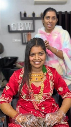 My beautiful bride in making 😍 #CBW #chhavibridalworld #bridalmakeup #bridalmakeupartist #jodhpur