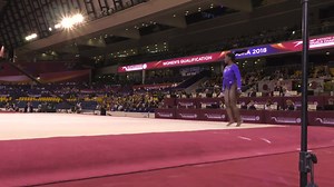 World Championships Flashback: 2018 Simone Biles (USA) FX 15.333 @simonebiles | International Gymnast Magazine