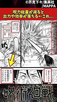 【呪術廻戦】呪力総量が減ると出力や効率が落ちる←これ... #呪術廻戦 #反応集