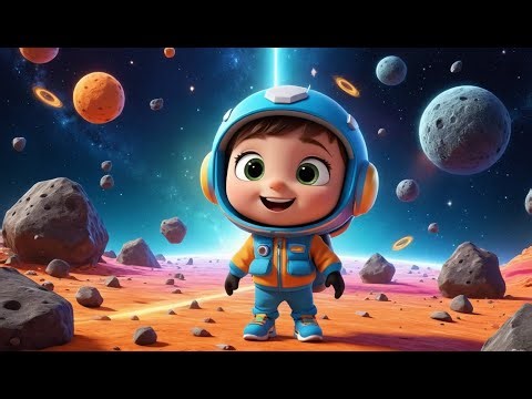 Counting Numbers on the Rocket Journey to the Moon | Fun Space Learning Song for Kids | Nursery
