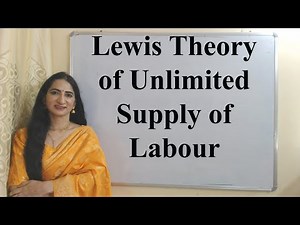 Lewis Theory of Unlimited Supply of Labour