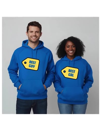 Best Guy & Best Gal Couple Design | Matching Shirts for Couples - Etsy