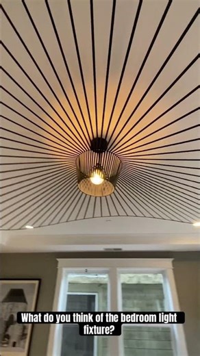 What do you think of the bedroom light fixture?