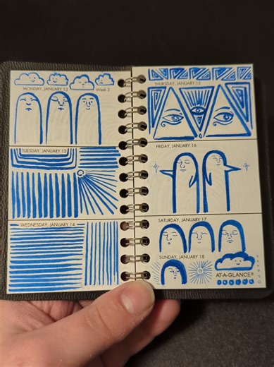 Abstract Landscape Within A Sketchbook 🌥️ #sketchbook #drawing #drawings