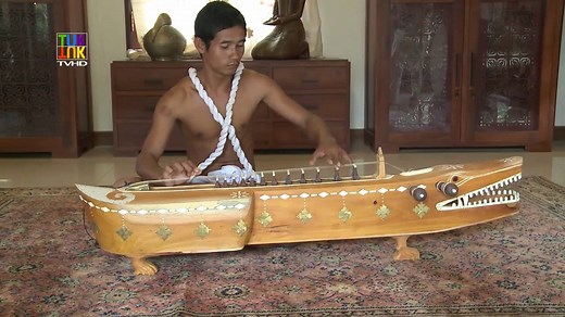 117K views · 996 reactions | The burmese 3 strings crocodile zither, what a design! | Rare And Strange Instruments | Facebook
