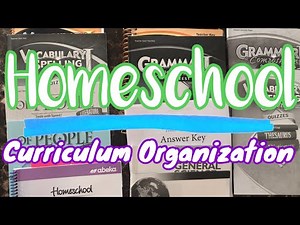Homeschool | 7th GRADE CURRICULUM ORGANIZATION