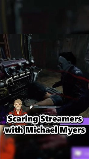 Scaring Streamers with Michael Myers! Full videos on my channel! #dbd #myers #dbdclips #jumpscare