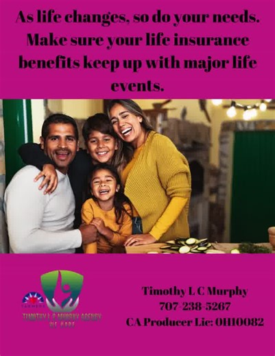 #agentim https://tlcm.agency/life-insurance A simple policy. A lifetime of protection. | Timothy L C Murphy Agency-Insurance Services