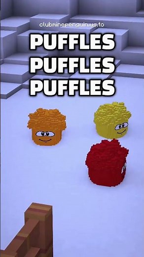 Puffle Roundup in Minecraft! | ClubMinePenguin