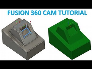 Fusion 360 CAM Tutorial #77 | Mill 3D Mold & Die Toolpath Machining