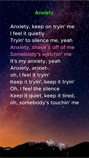 ANXIETY 🔥 DOECHII | Anxiety Lyrics | Lyrics Fusion