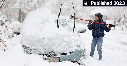 Spring Storm Bringing Snow From Rockies to Upper Midwest (Published 2023)