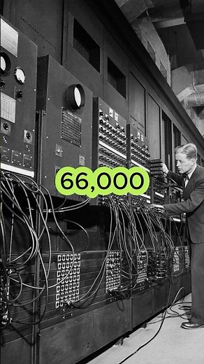 The weight of the first computer ever produced