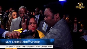 Deaf ear instantly opens after prayers by the Bondservant of Christ John | Pastor John Anosike