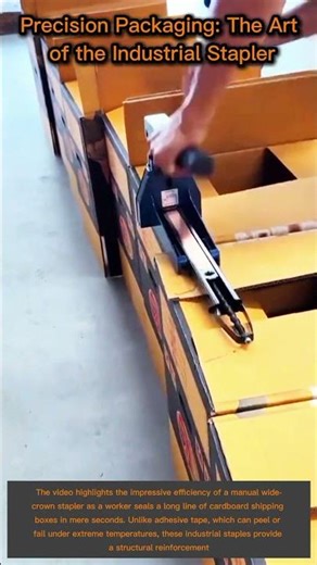 Precision Packaging: The Art of the Industrial Stapler