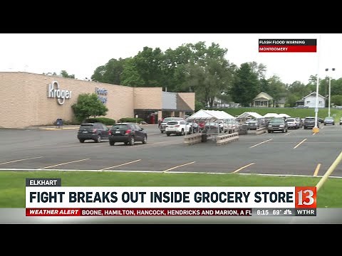 Fight at Elkhart Kroger