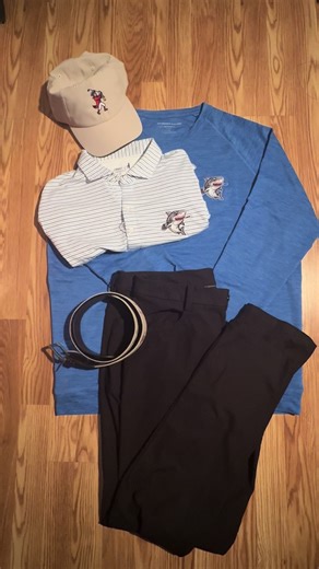 🦈🦈🦈 Today’s fit! #golf #golftok #ootd #golfclothes #golftiktok | golf outfit