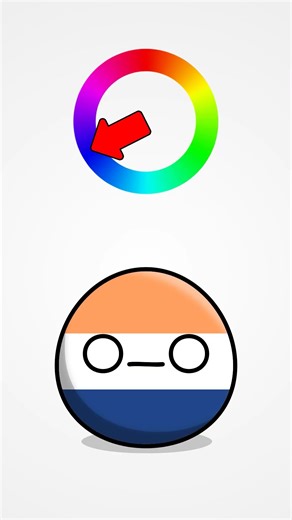 Painting the Flag! 🌈 _ #countryballs