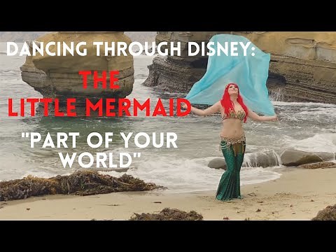 The Little Mermaid Ariel Belly Dance | Part of Your World Choreography