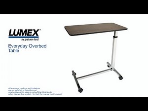 Lumex® Everyday Overbed Table