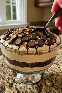 6.3M views · 13K reactions | Peanut Butter Cup Trifle This Peanut...