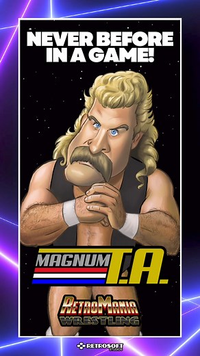 A legendary NWA star and two-time United States Champion, Magnum T.A. is one Legend that is long overdue for a wrestling game! He’ll be part of our next DLC download along with two iconic tag teams: Demolition 💥 and the Rock ‘n’ Roll Express! 🎸 | Retrosoft Studios