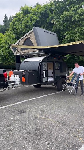 Comfort meets craftsmanship in every inch of a Bean Trailer. Step inside our teardrop wonder and experience a world of cozy indulgence. From plush sleeping quarters to thoughtfully designed interiors, our trailers are built with meticulous care and attention to detail. Relax, unwind, and embrace the joy of traveling in utmost comfort. 🏕️✨ #teardroptrailer