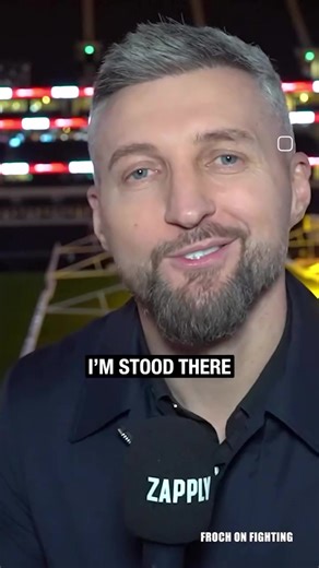 There you go froch as challenged him.