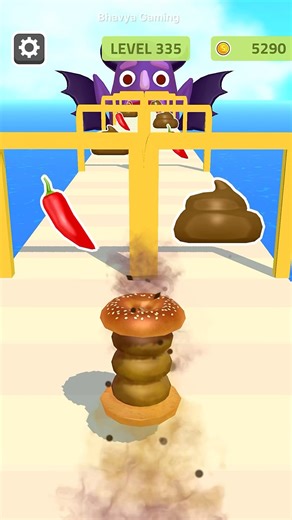 Sandwich Runner Level 335 MOST DISGUSTING FAIL 🤮 Triple Poop Disaster!!