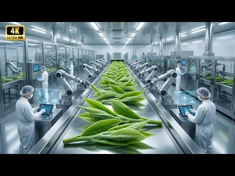 Inside a Modern Tea Factory: From Fresh Tea Leaves to High-Quality Packaged Tea (Full Process)