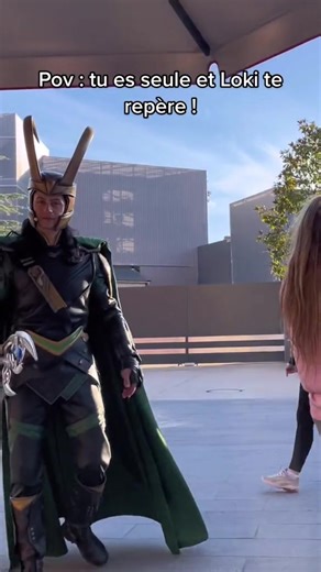 Sacré Loki 💚😅 at DisneylandParis