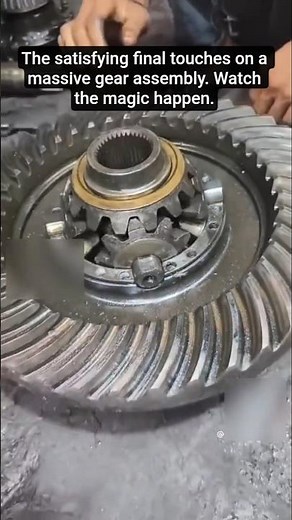 Amazing Gear Assembly Process